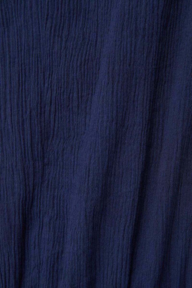 Brooke Pants Cotton Crepe - Navy