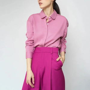 Dani Button Up - Rose Dust