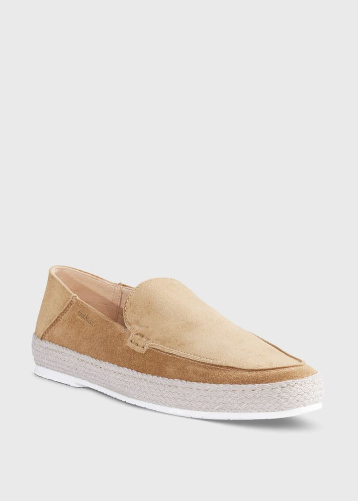 St. Croix Suede Espadrille - Dark Beige