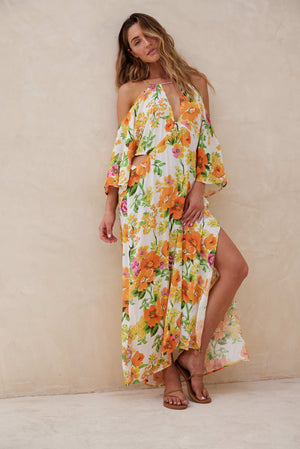 Wanderlust Kaftan - Retro Floral