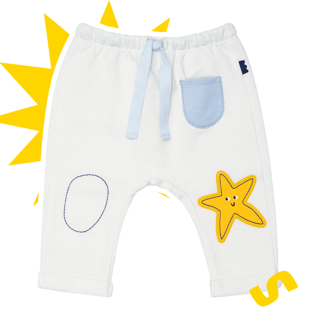 Star Patch Baby Pants - Star Patch