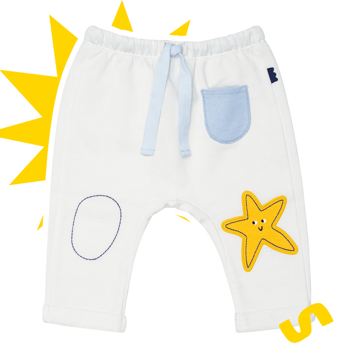 Star Patch Baby Pants - Star Patch