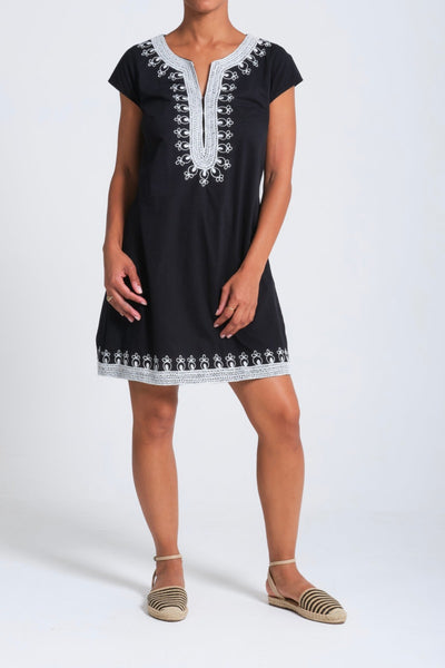 Rowena Tunic - Black/White