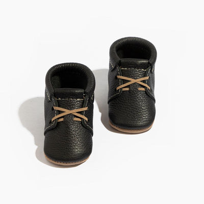 Ebony Oxford Baby Shoe - ’Moccasin - Kids Adult’