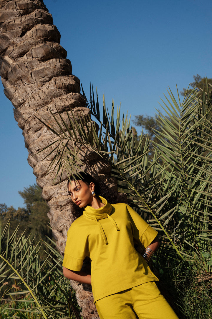 Eman Sweat Shirt - Avocado Oil