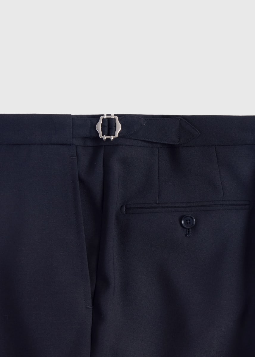 Wool Double Breasted Shawl Collar Tuxedo - Black - Tuxedo