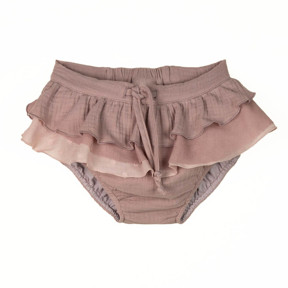 Culotte With Frill - Pink