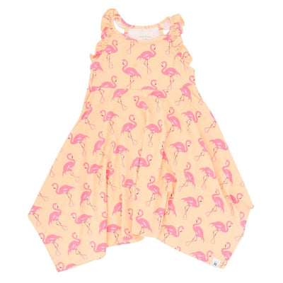 Emma's Racerback Dress - Flamingo Peach