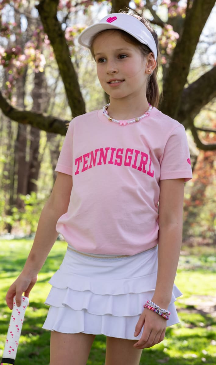 Tennis Girl Tee - Pink