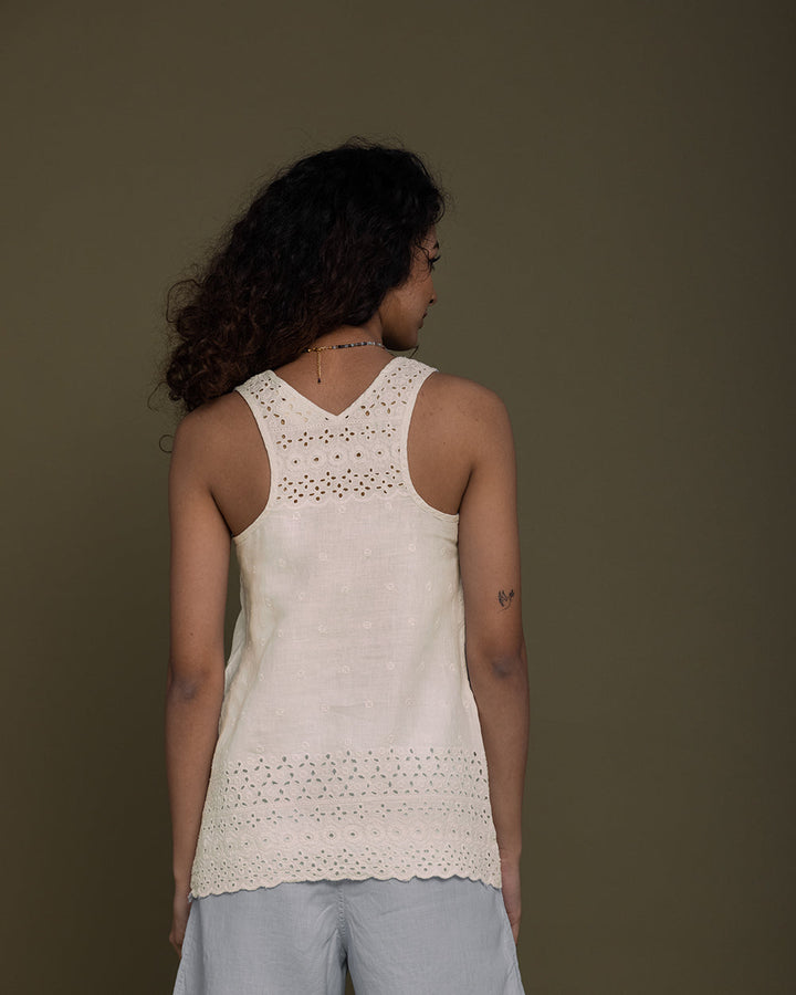 The Beach Shack Shirt - Shell Off-White