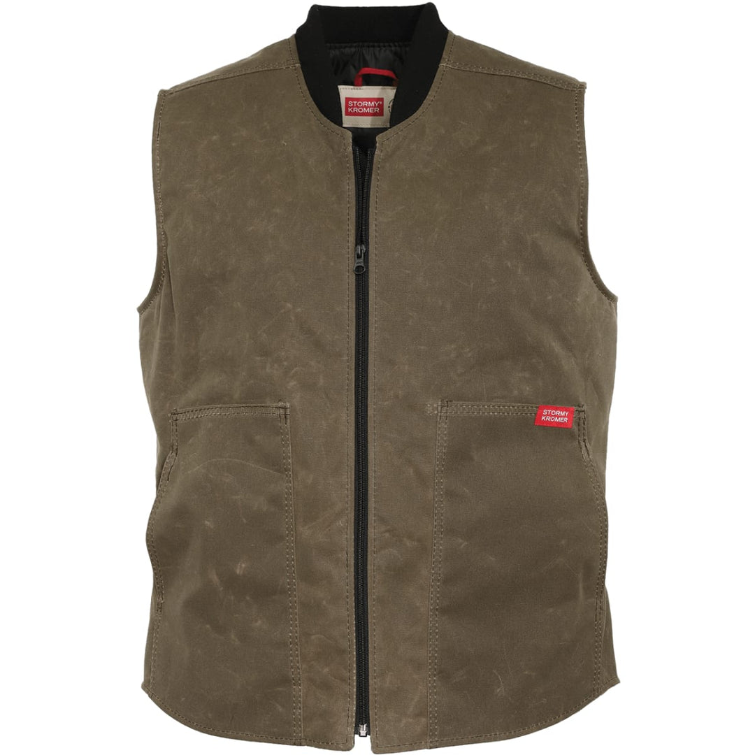 Crew Vest - Dark Oak