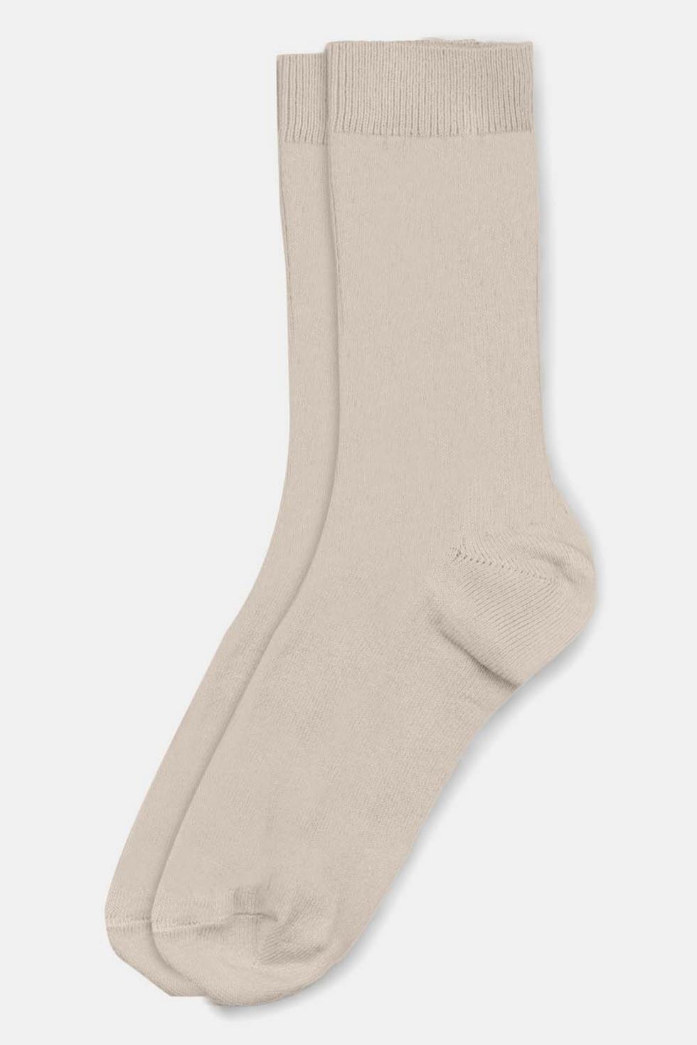 Organic anklet socks - Ivory
