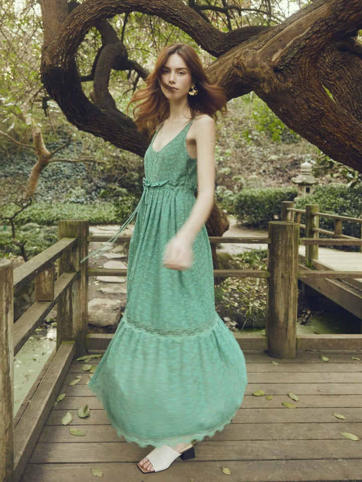 Valeria Dress - Bermuda Green
