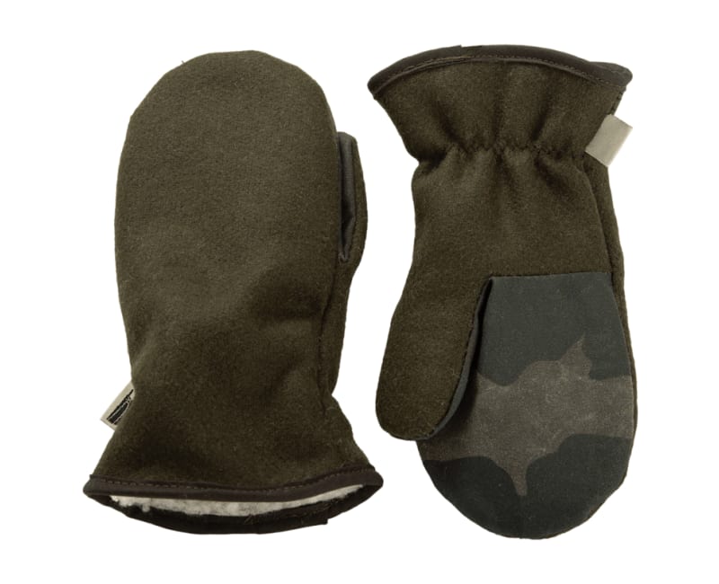 Kids Mitts - Olive Green