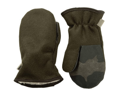 Kids Mitts - Olive Green