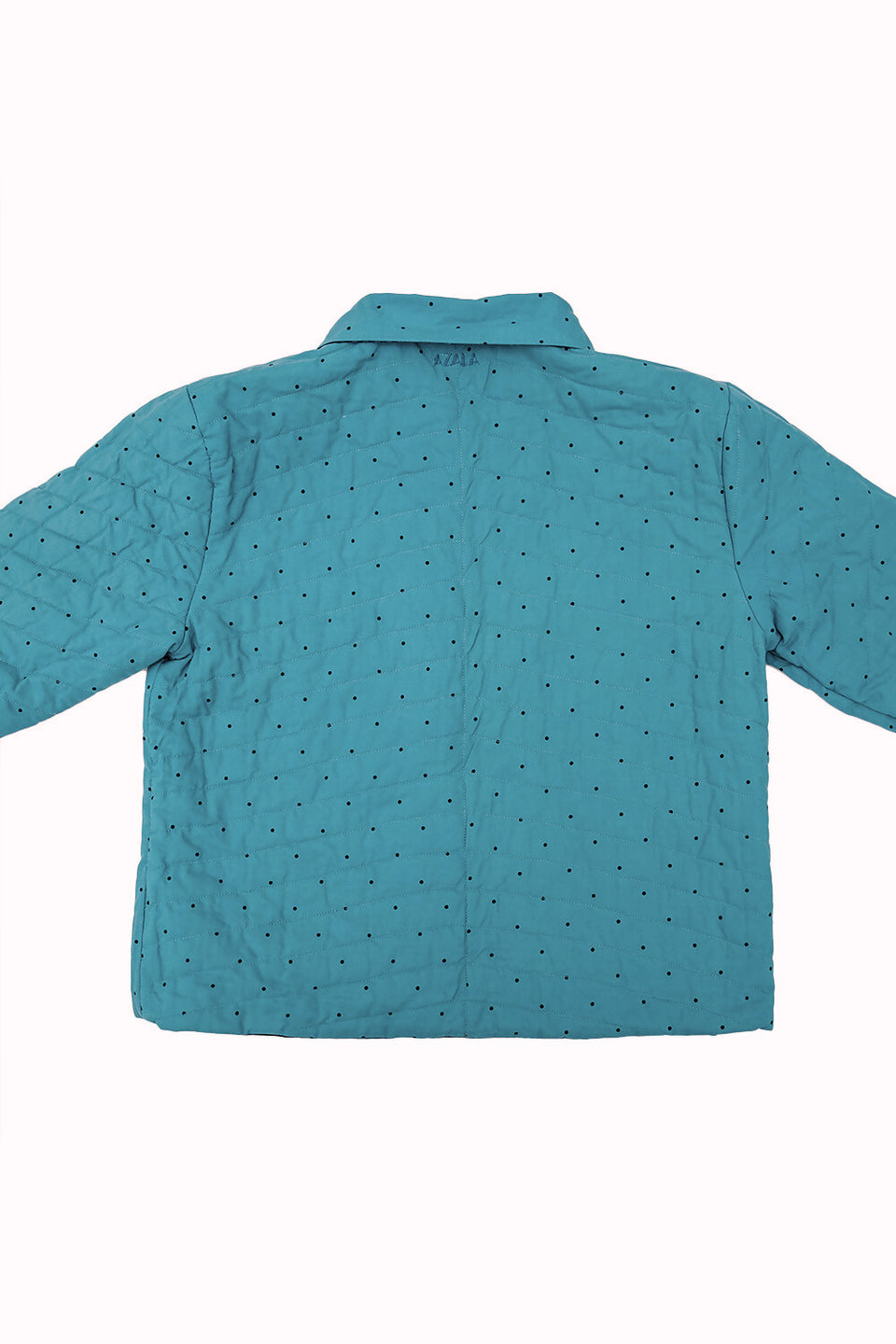 Reversible Kids Worker Jacket - Emerald Patchwork