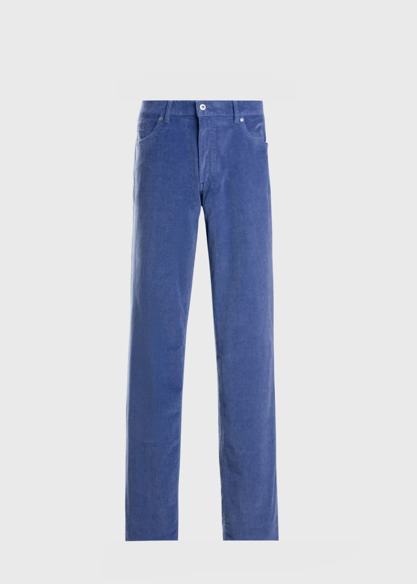 Five Pocket Corduroy Trouser - Denim
