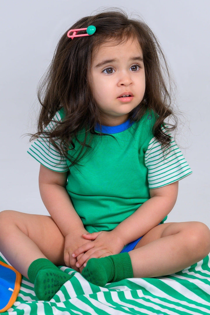 Short Sleeve Bodysuit - Blarney Green