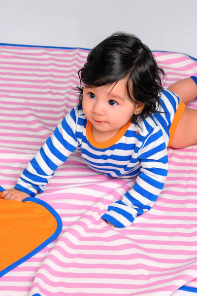 Long Sleeve Bodysuit - Blue