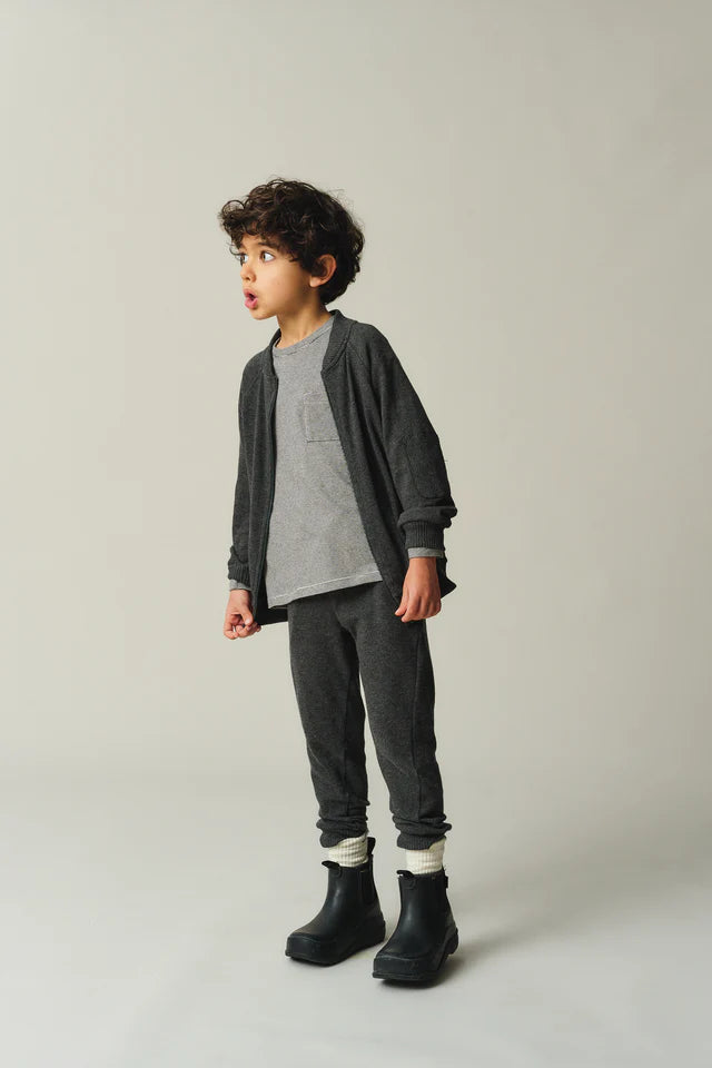 Soft Knit Jacket - Dark Grey