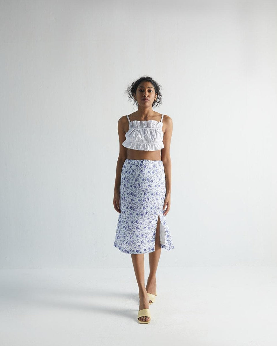 The Brunch Skirt - Purple Porcelain