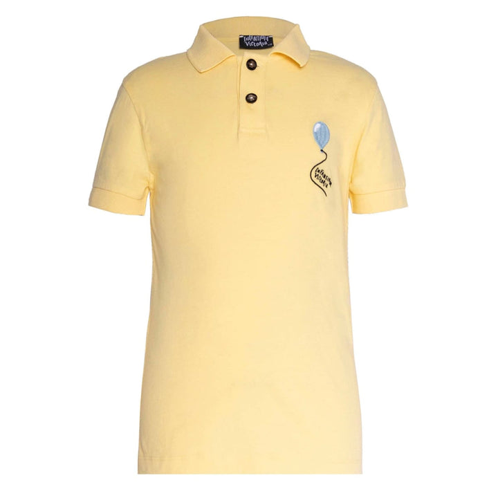 Polo Shirt For Kids - Yellow