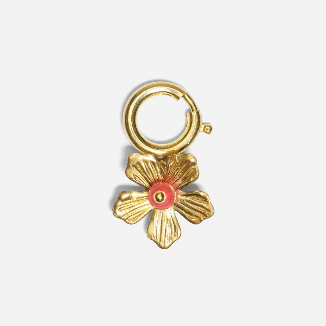 Shoe Charm Flower - Pink