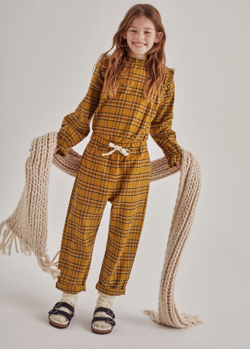 Ethan Blouse - Olive Check