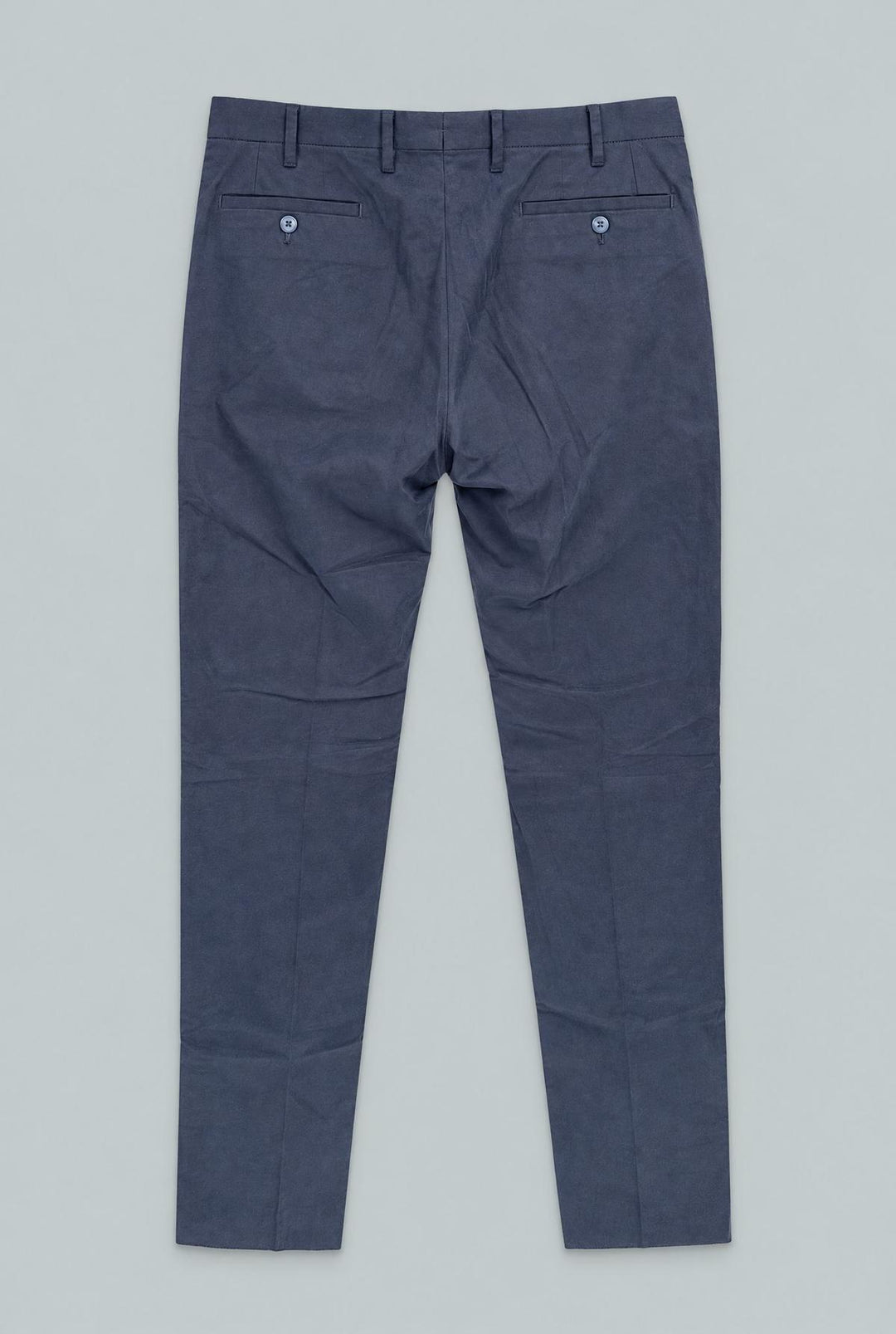Cotton Dress Trouser - Navy