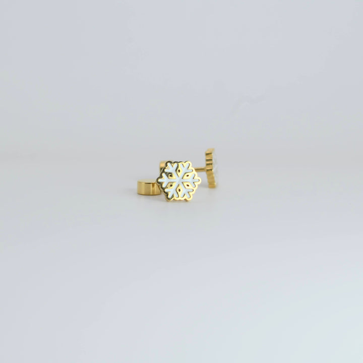 Christmas Gold Earrings (14K Gold Plated)