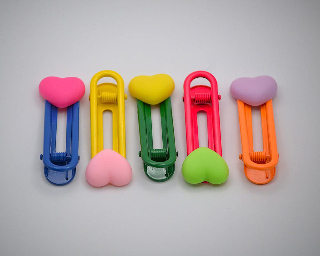 Playful Hair Clips (Set of 5)