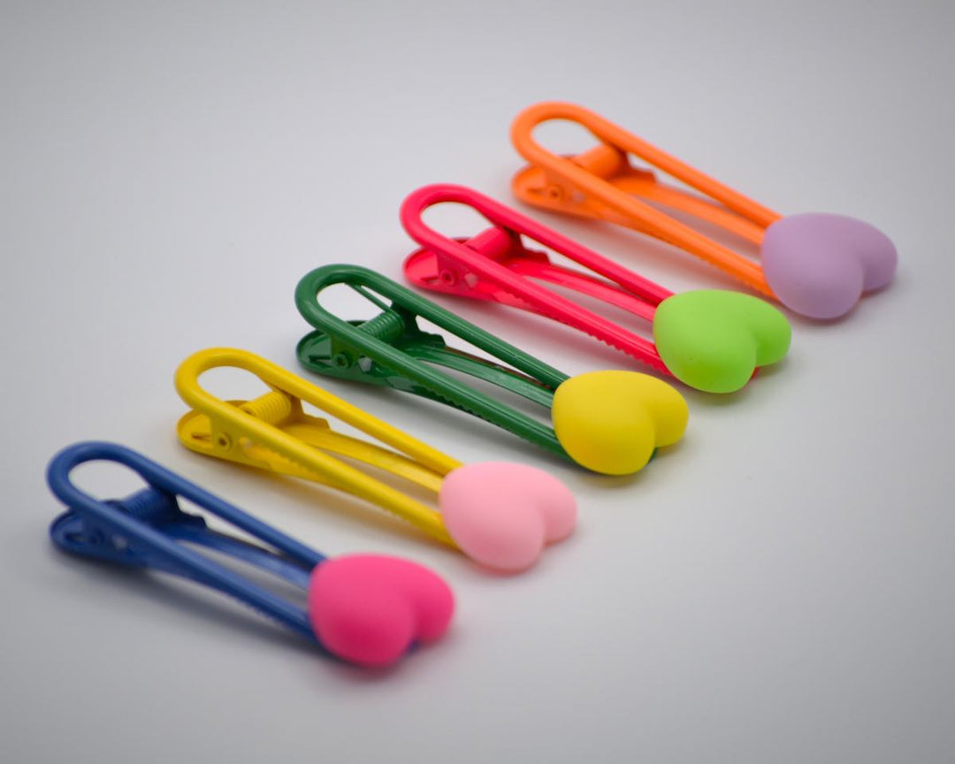 Playful Hair Clips (Set of 5)