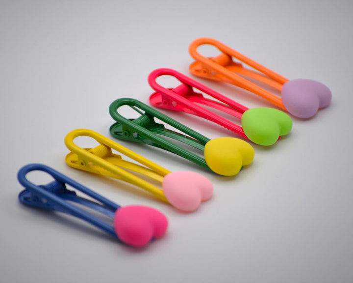 Playful Hair Clips (Set of 5)