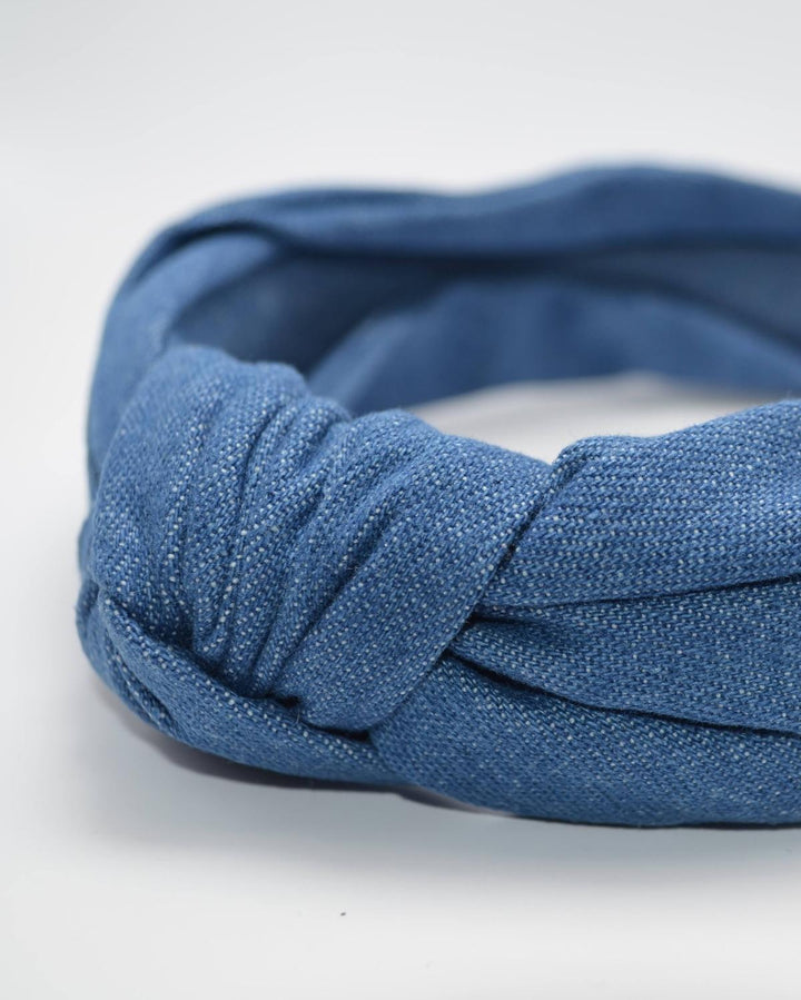 Comfy Denim Knot Headband