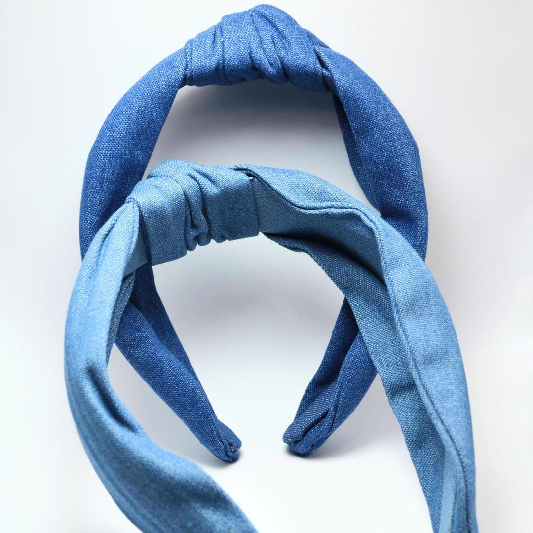 Comfy Denim Knot Headband