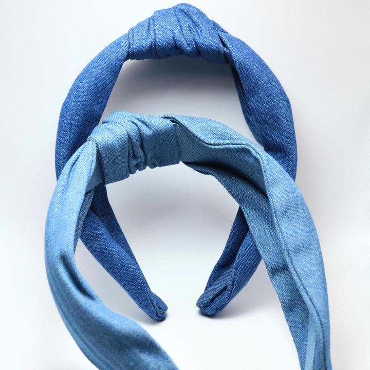 Comfy Denim Knot Headband