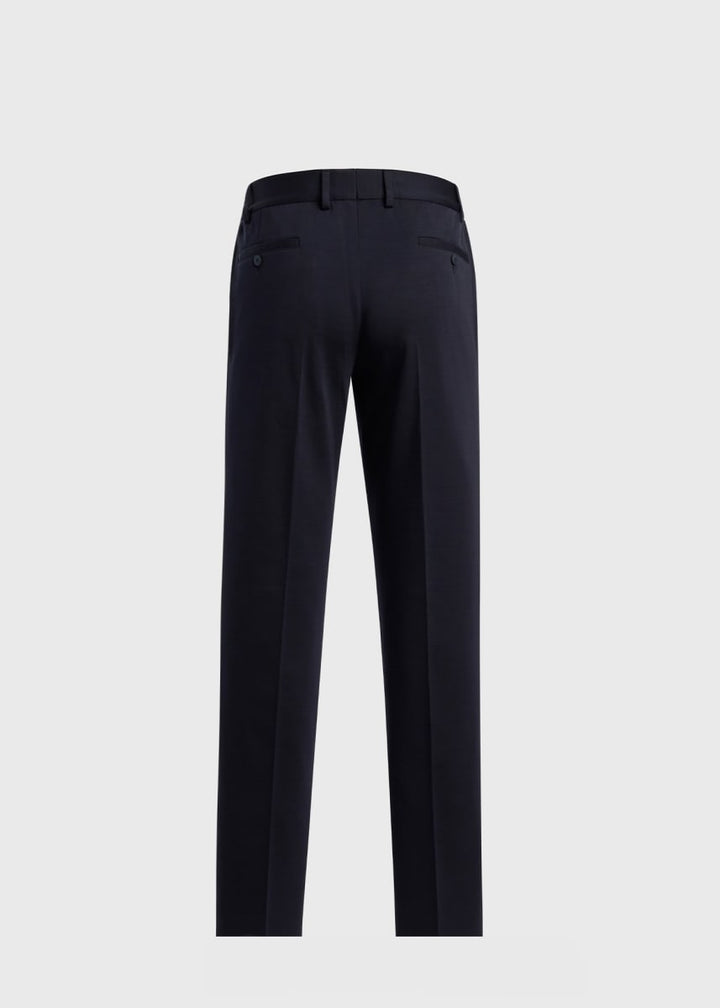 Wool Blend Tech Drawstring Pant - Navy
