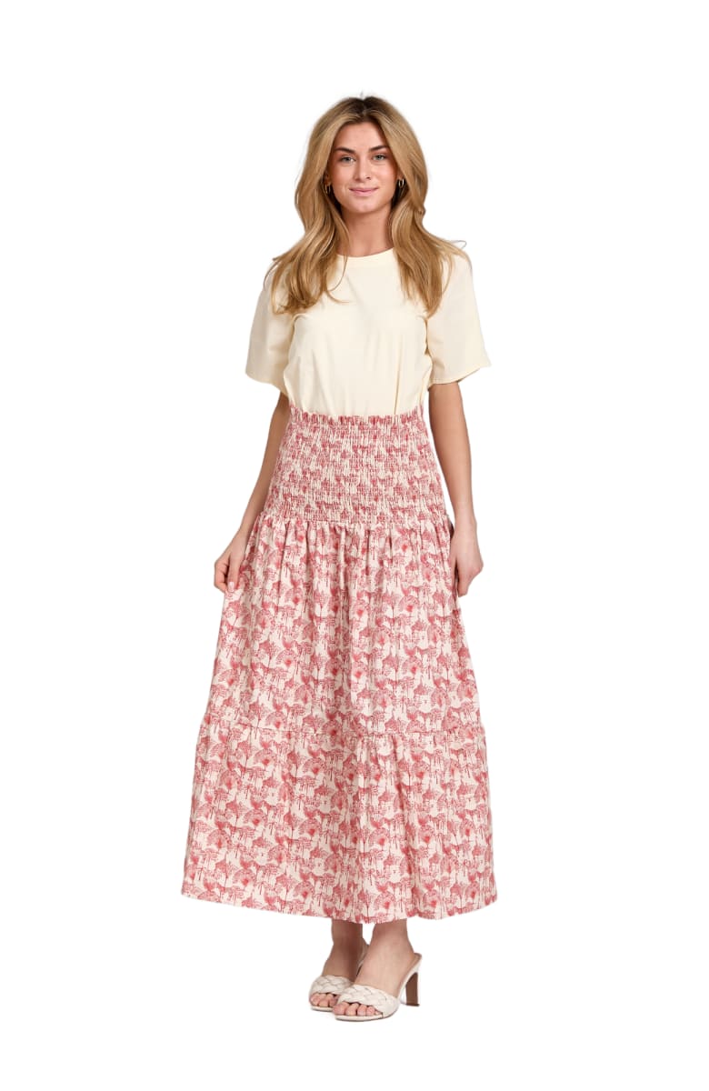 Leah Skirt - Red Safari