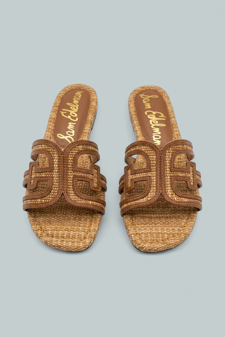 Bay Multi Slide Flat Sandals - Tawny Tan/Rich Cognac