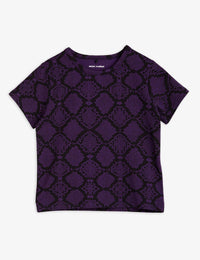 Snakeskin Ss Tee - Purple