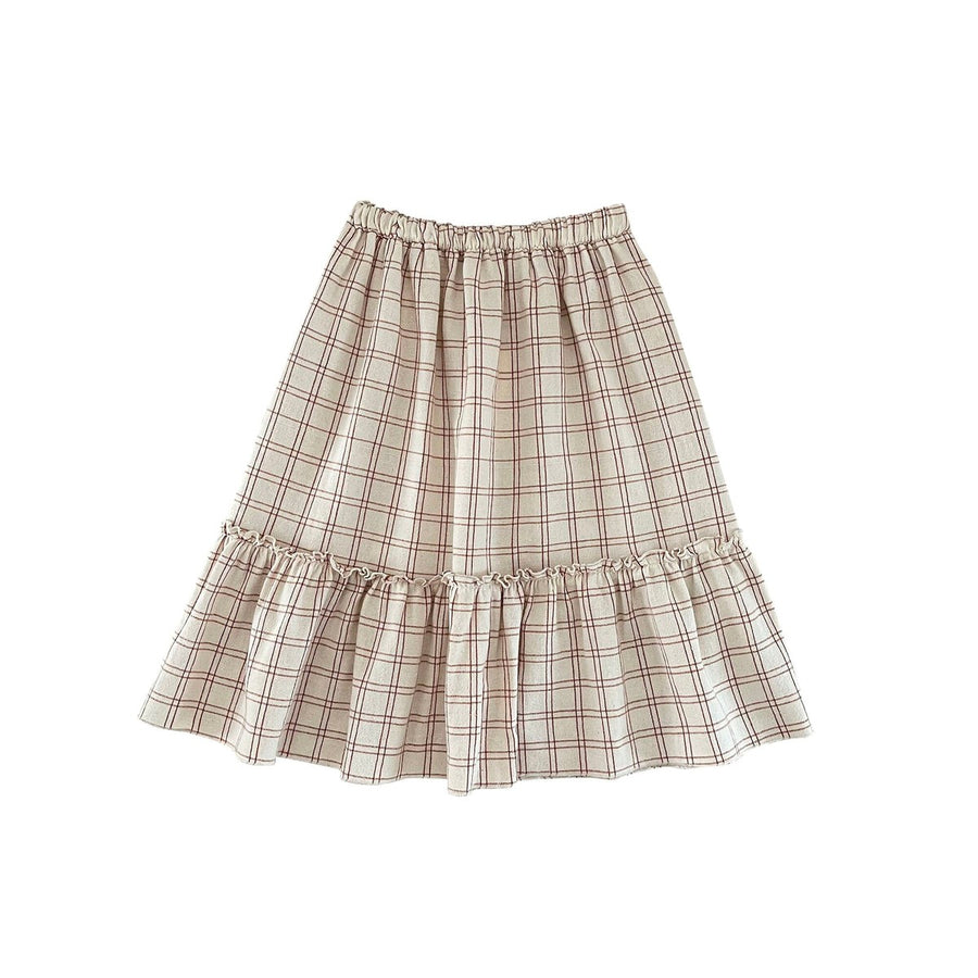 Dana Skirt - Rustic Check Dresses + Skirts Liilu 