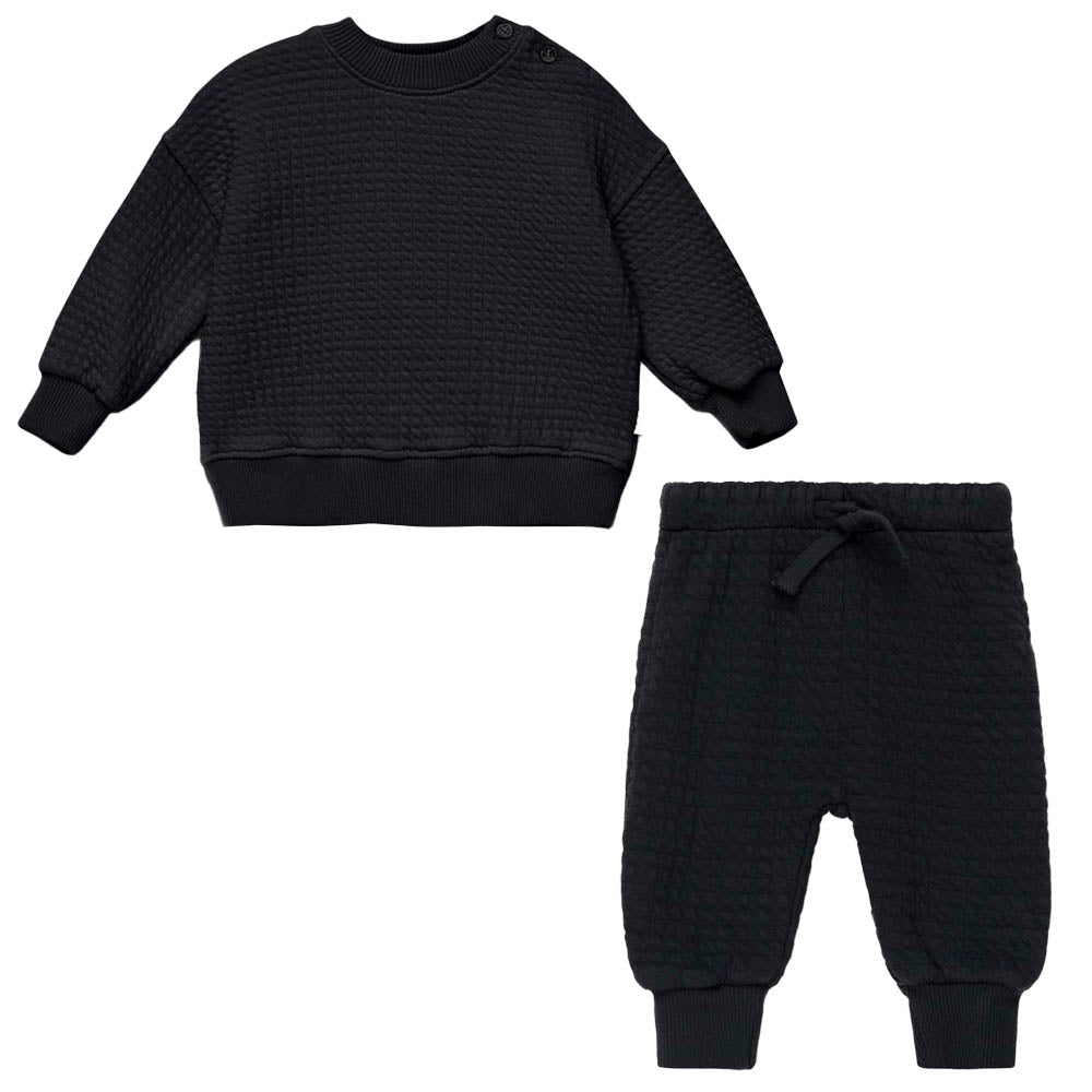 Padding Baby Sweatshirt & Pant - Dark Grey
