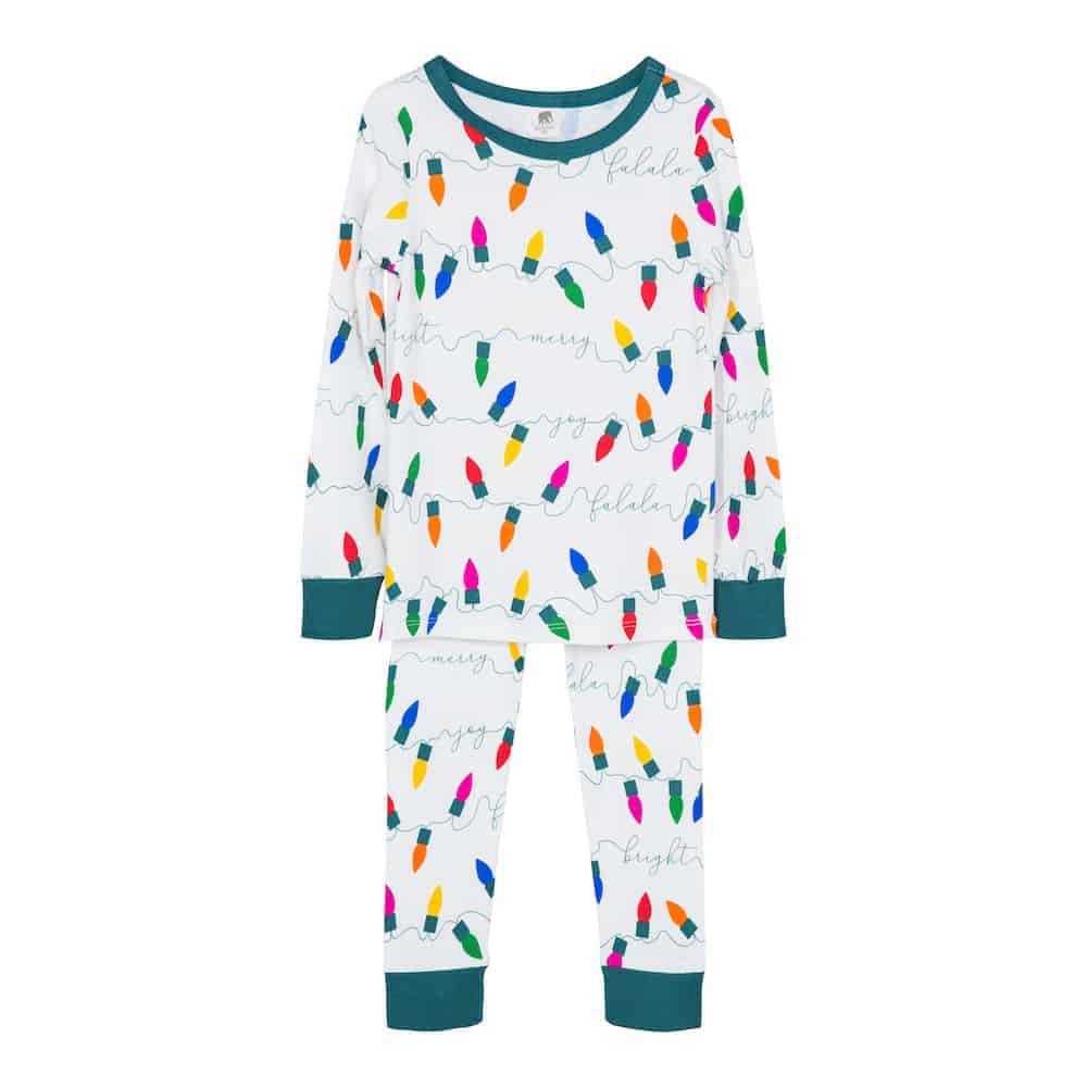 Long John Pajama Set - Holiday Lights