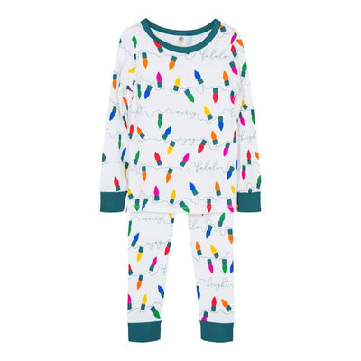 Long John Pajama Set - Holiday Lights