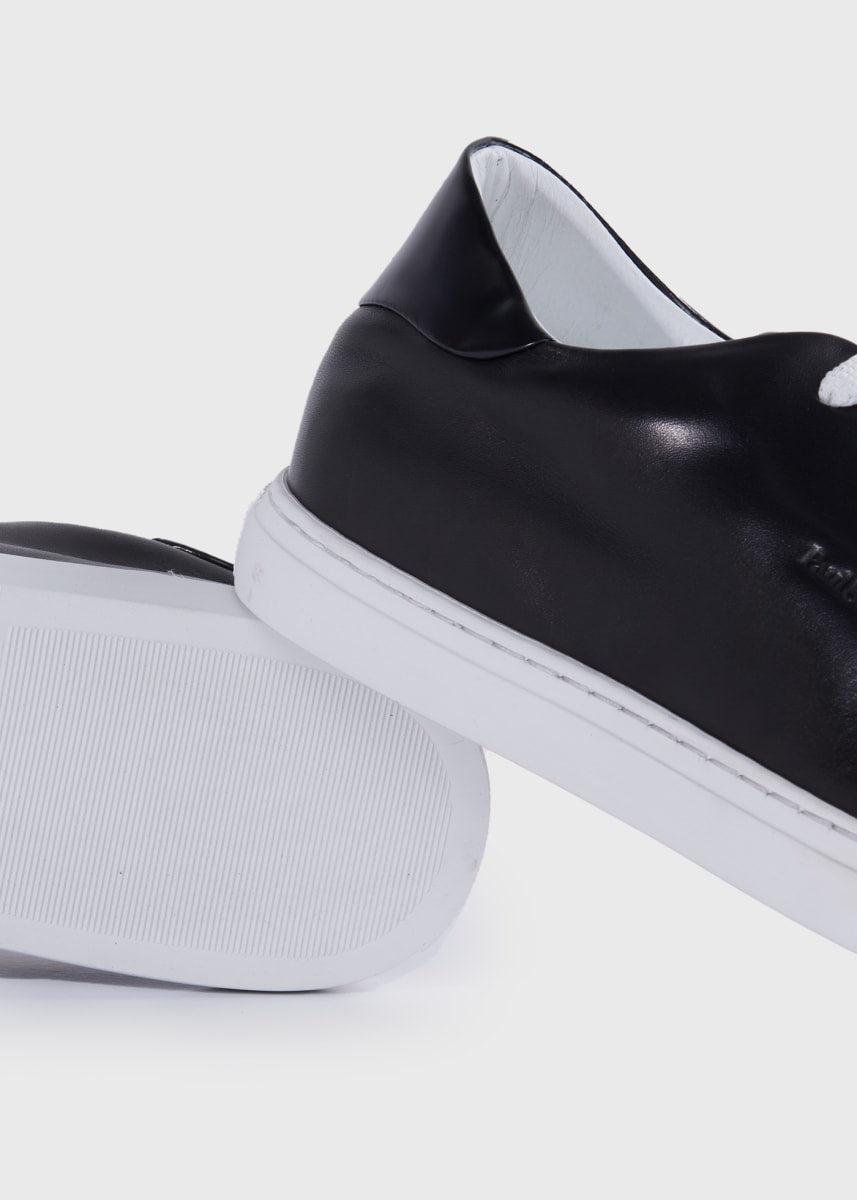 Homer Leather Sneaker - Black