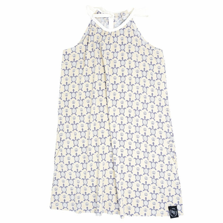 Pillowcase Pocket Dress - Peaceful Turtle