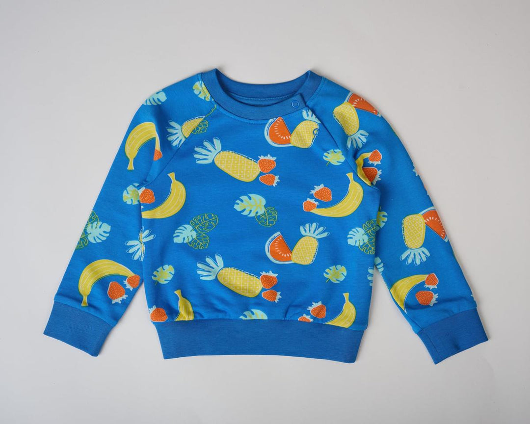Fruits Party Sweatshirt - Blue