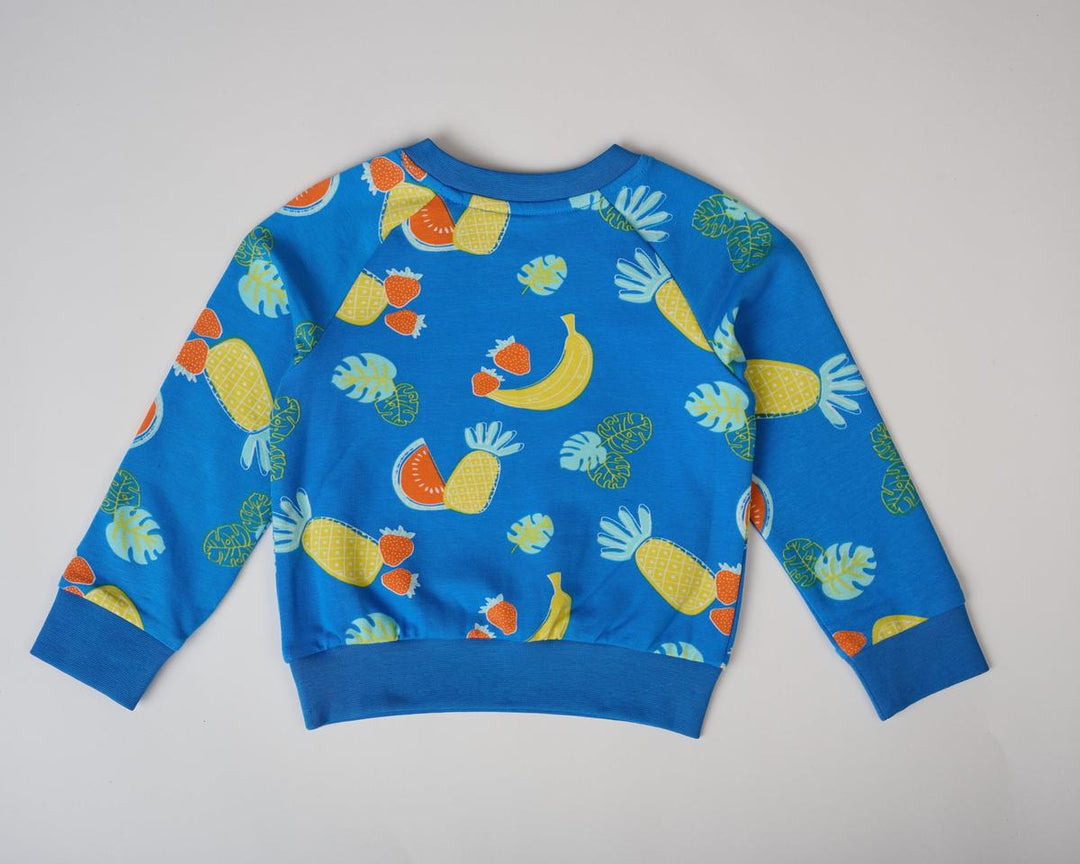 Fruits Party Sweatshirt - Blue