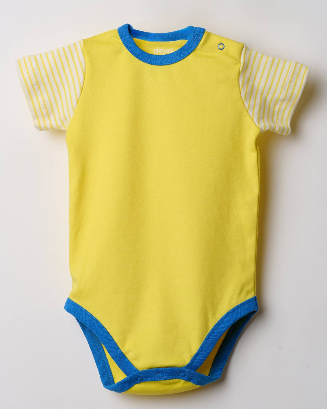 Short Sleeve Bodysuit - Yellow Buttercup