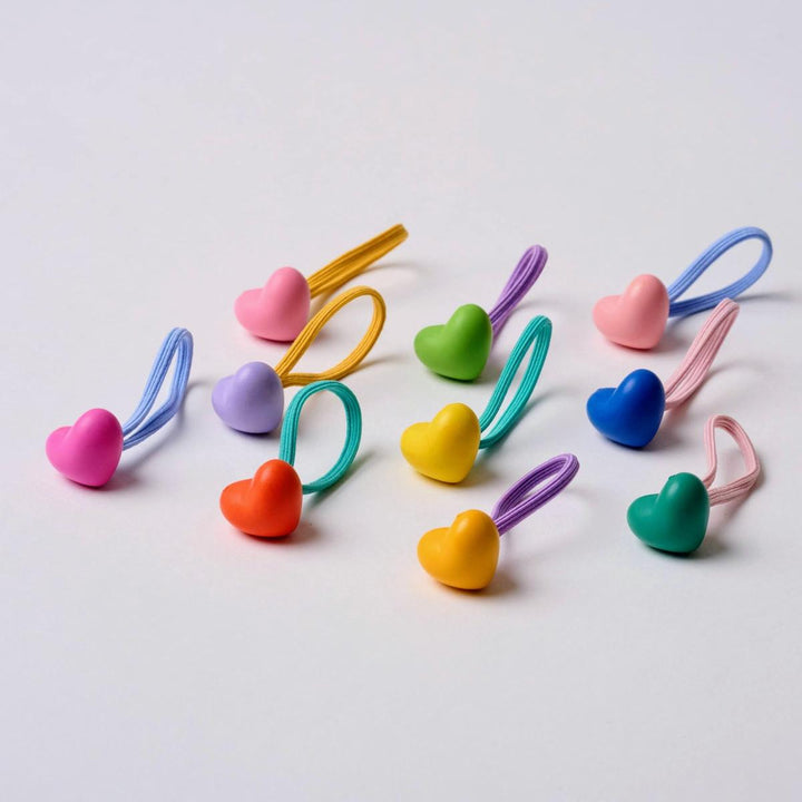 Small Hair Ties Multicolor (Set of 10)